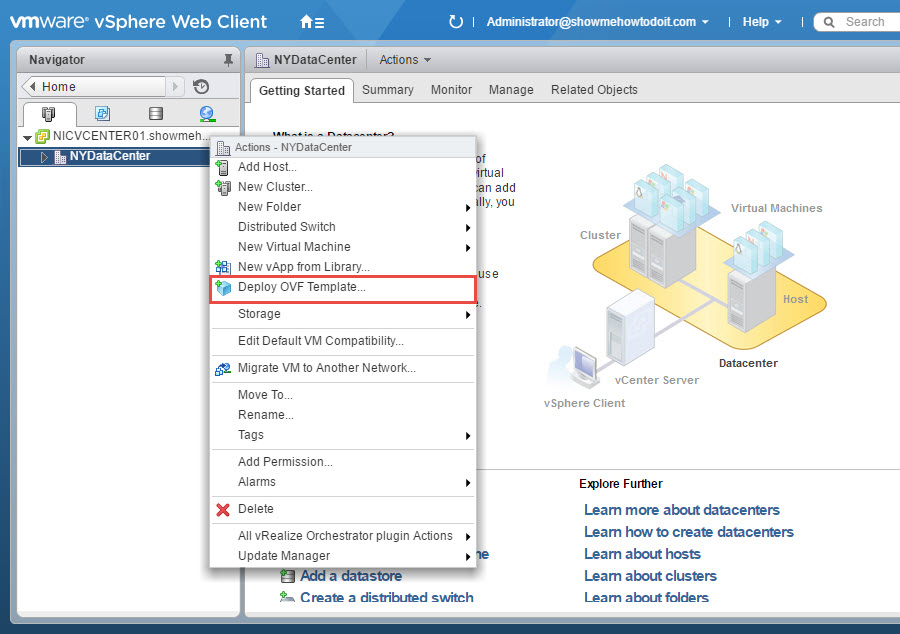 vRealize Operations Manager Deploy OVA