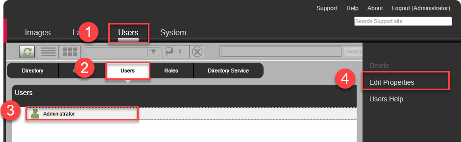 Unidesk Administrator Password Change Procedure